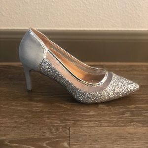Silver Sparkly Shoes